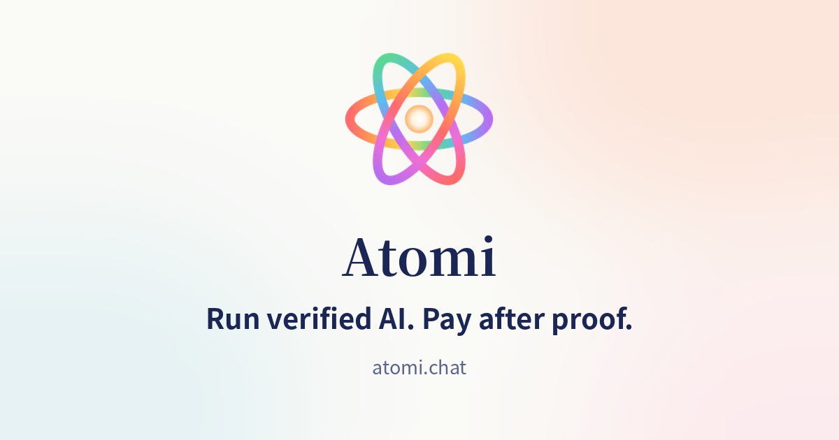 Atomi Sign In Verified AI Tools & Digital Services — Atomi